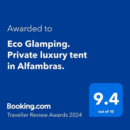 Lüks kamp alanı Private Eco Glamping In Alfambras